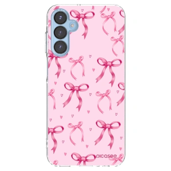 Picasee διαφανής θήκη σιλικόνης Samsung Galaxy A15 A156B 5G - Bow Aesthetic