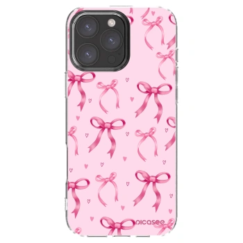 Picasee διαφανής θήκη σιλικόνης Apple iPhone 16 Pro Max - Bow Aesthetic
