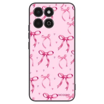 Picasee Μαύρη θήκη σιλικόνης για Honor 200 Smart 5G - Bow Aesthetic