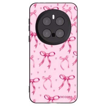 Picasee Μαύρη θήκη σιλικόνης για Honor Magic7 Pro 5G - Bow Aesthetic