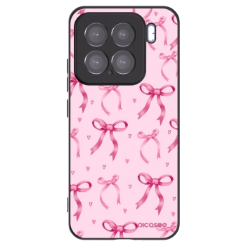 Picasee Μαύρη θήκη σιλικόνης για Xiaomi 15 - Bow Aesthetic