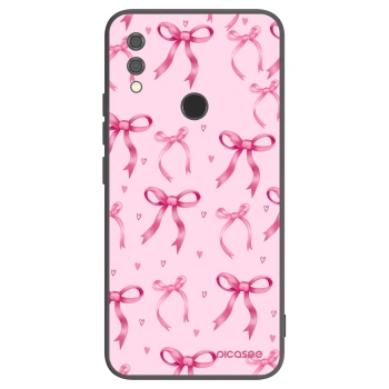 Picasee Μαύρη θήκη σιλικόνης για Xiaomi Redmi Note 7 - Bow Aesthetic