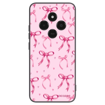 Picasee Μαύρη θήκη σιλικόνης για Xiaomi Poco C75 - Bow Aesthetic