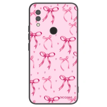 Picasee Μαύρη θήκη σιλικόνης για Xiaomi Redmi 7 - Bow Aesthetic