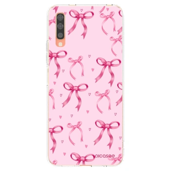 Picasee διαφανής θήκη σιλικόνης Samsung Galaxy A70 A705F - Bow Aesthetic