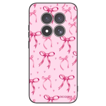 Picasee Μαύρη θήκη σιλικόνης για Xiaomi Redmi Note 15 Pro 4G - Bow Aesthetic