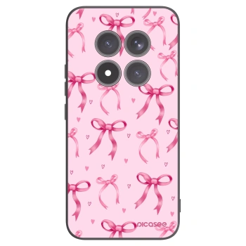 Picasee Μαύρη θήκη σιλικόνης για Xiaomi Redmi Note 15 Pro+ - Bow Aesthetic