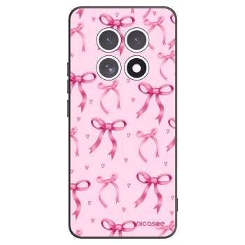 Picasee Μαύρη θήκη σιλικόνης για Xiaomi Redmi Note 15 - Bow Aesthetic