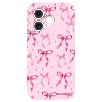 Picasee Μαύρη θήκη σιλικόνης για Honor 600 Lite - Bow Aesthetic