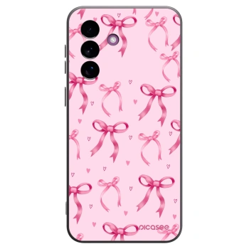 Picasee Μαύρη θήκη σιλικόνης για Samsung Galaxy A37 - Bow Aesthetic