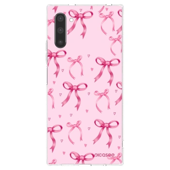 Picasee διαφανής θήκη σιλικόνης Samsung Galaxy Note 10 N970F - Bow Aesthetic