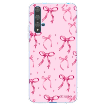 Picasee διαφανής θήκη σιλικόνης Huawei Nova 5T - Bow Aesthetic