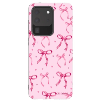 Picasee διαφανής θήκη σιλικόνης Samsung Galaxy S20 Ultra 5G G988F - Bow Aesthetic