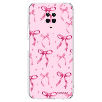 Picasee διαφανής θήκη σιλικόνης Xiaomi Redmi Note 9 Pro - Bow Aesthetic