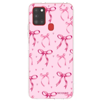 Picasee διαφανής θήκη σιλικόνης Samsung Galaxy A21s - Bow Aesthetic