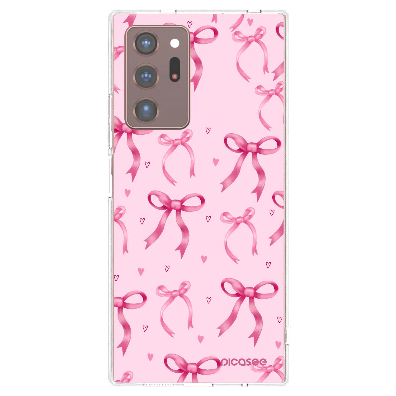 Picasee διαφανής θήκη σιλικόνης Samsung Galaxy Note 20 Ultra - Bow Aesthetic