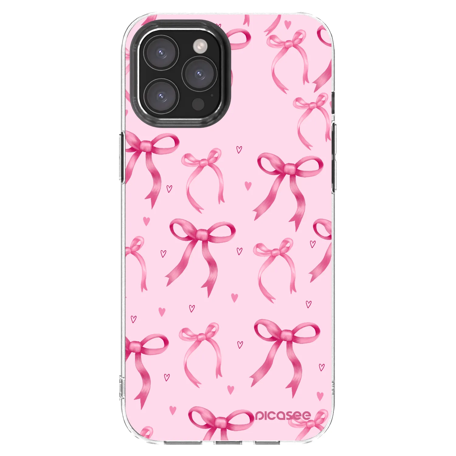 Picasee διαφανής θήκη σιλικόνης Apple iPhone 12 Pro Max - Bow Aesthetic