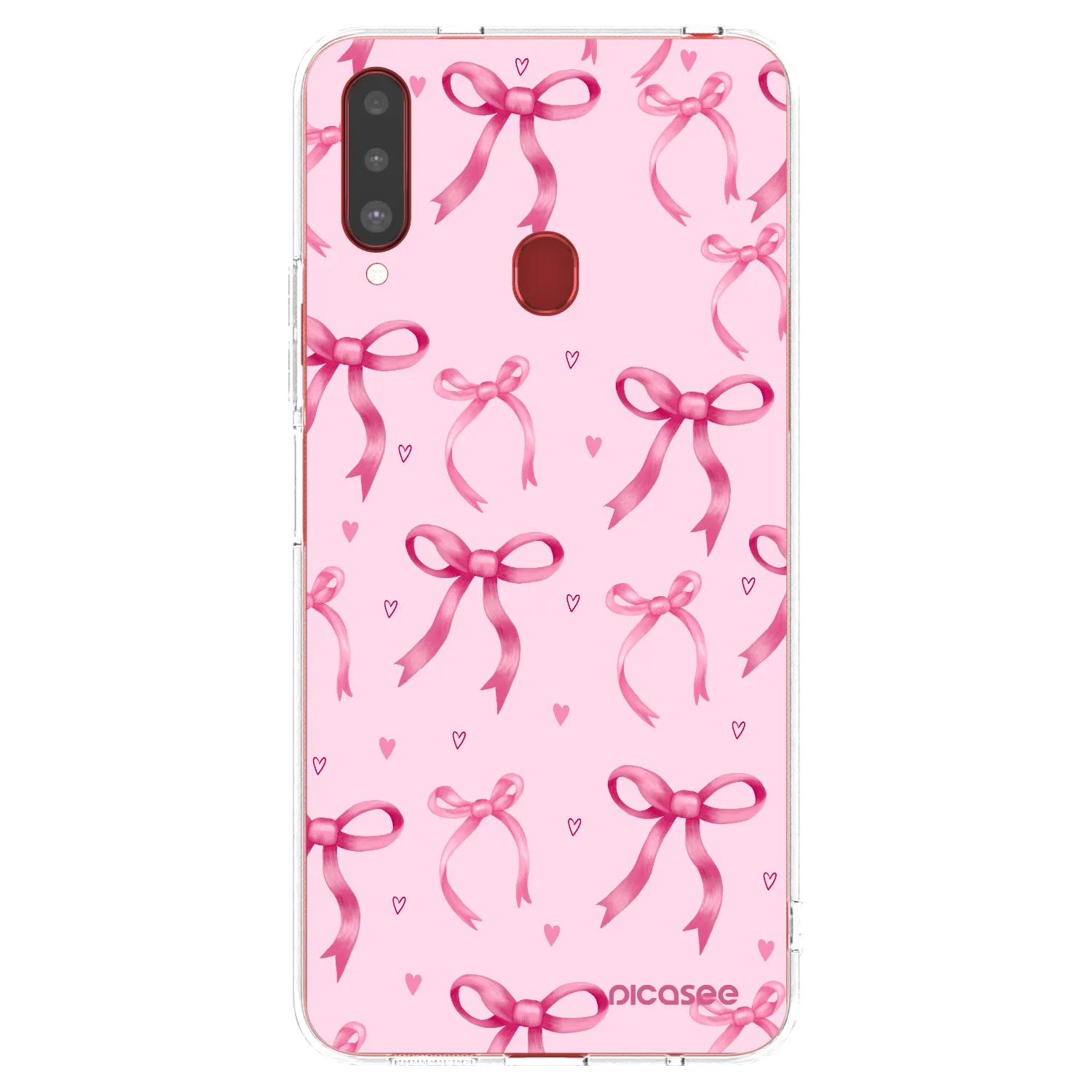 Picasee διαφανής θήκη σιλικόνης Samsung Galaxy A20s - Bow Aesthetic
