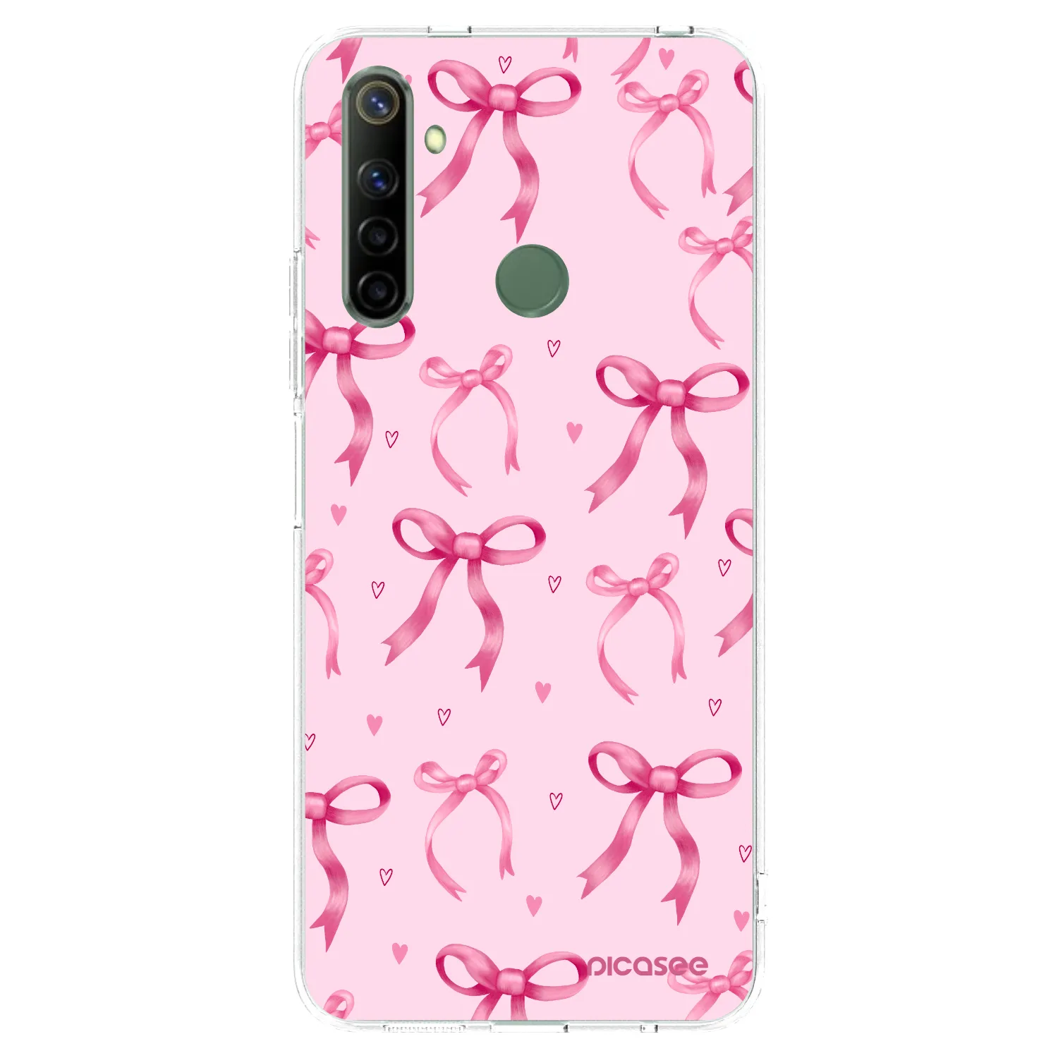 Picasee διαφανής θήκη σιλικόνης Realme 6i - Bow Aesthetic
