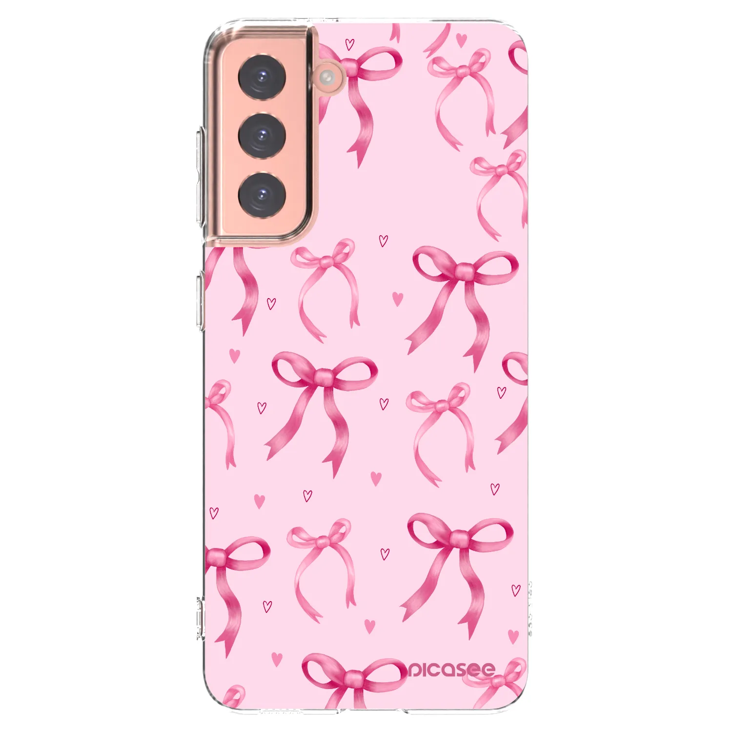 Picasee διαφανής θήκη σιλικόνης Samsung Galaxy S21 5G G991B - Bow Aesthetic