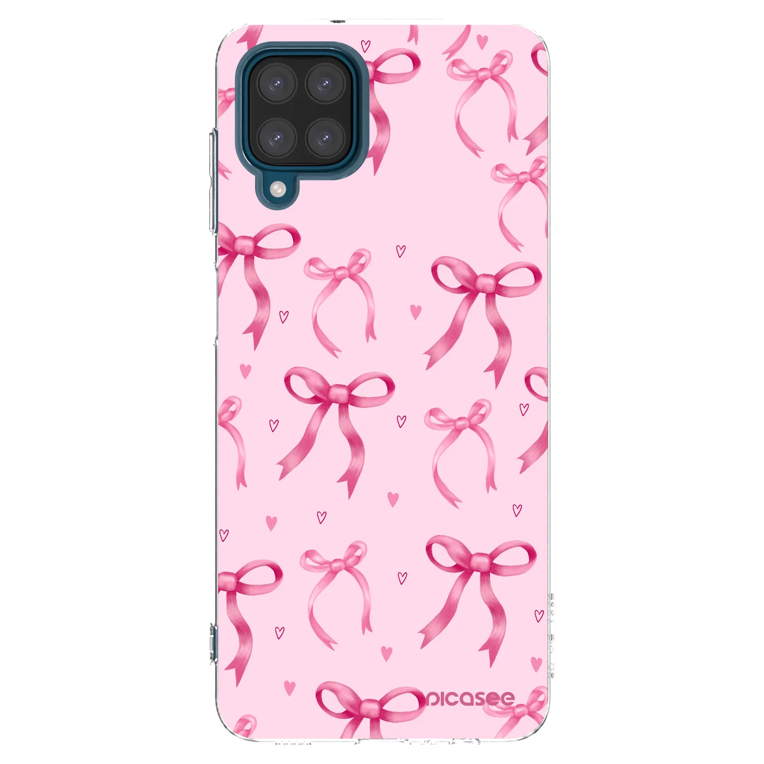 Picasee διαφανής θήκη σιλικόνης Samsung Galaxy A12 A125F - Bow Aesthetic