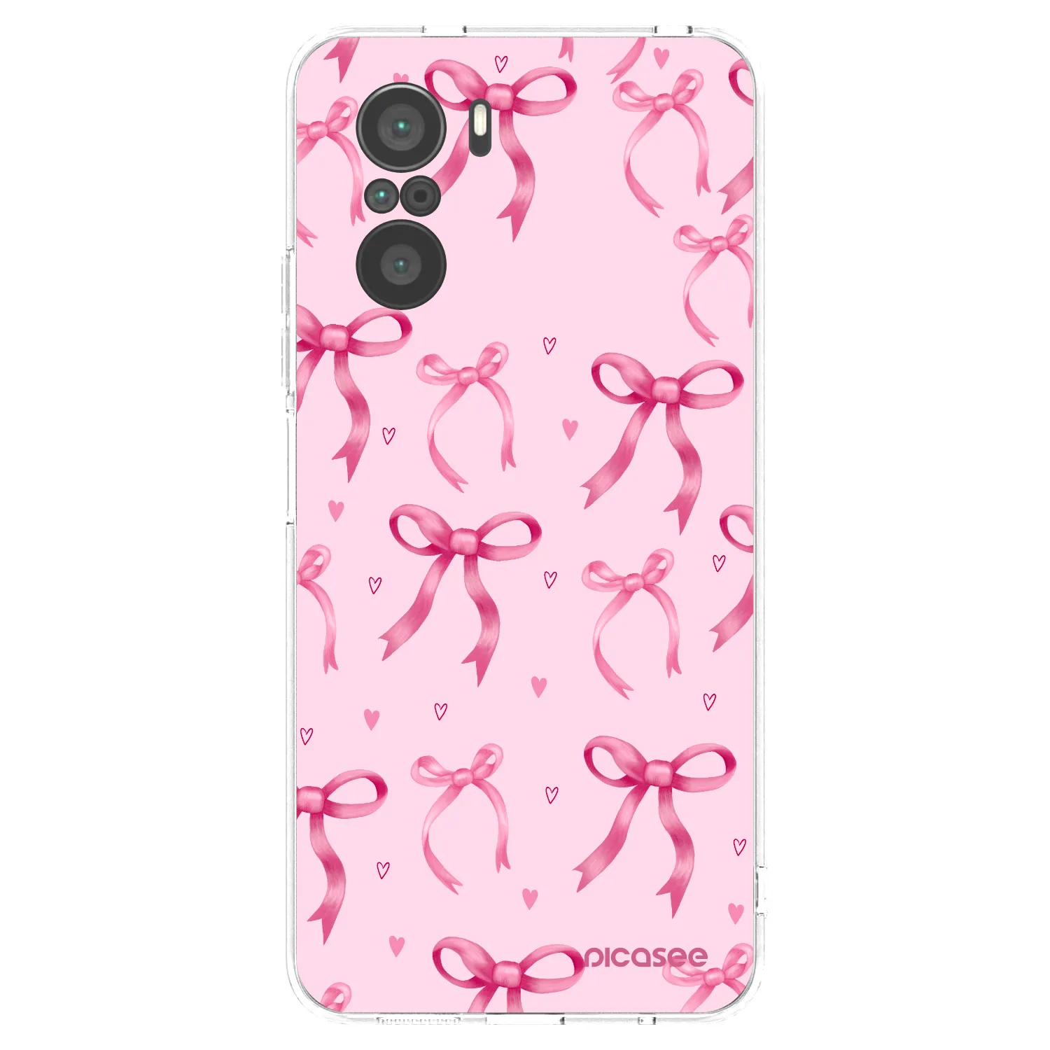 Picasee διαφανής θήκη σιλικόνης Xiaomi Poco F3 - Bow Aesthetic