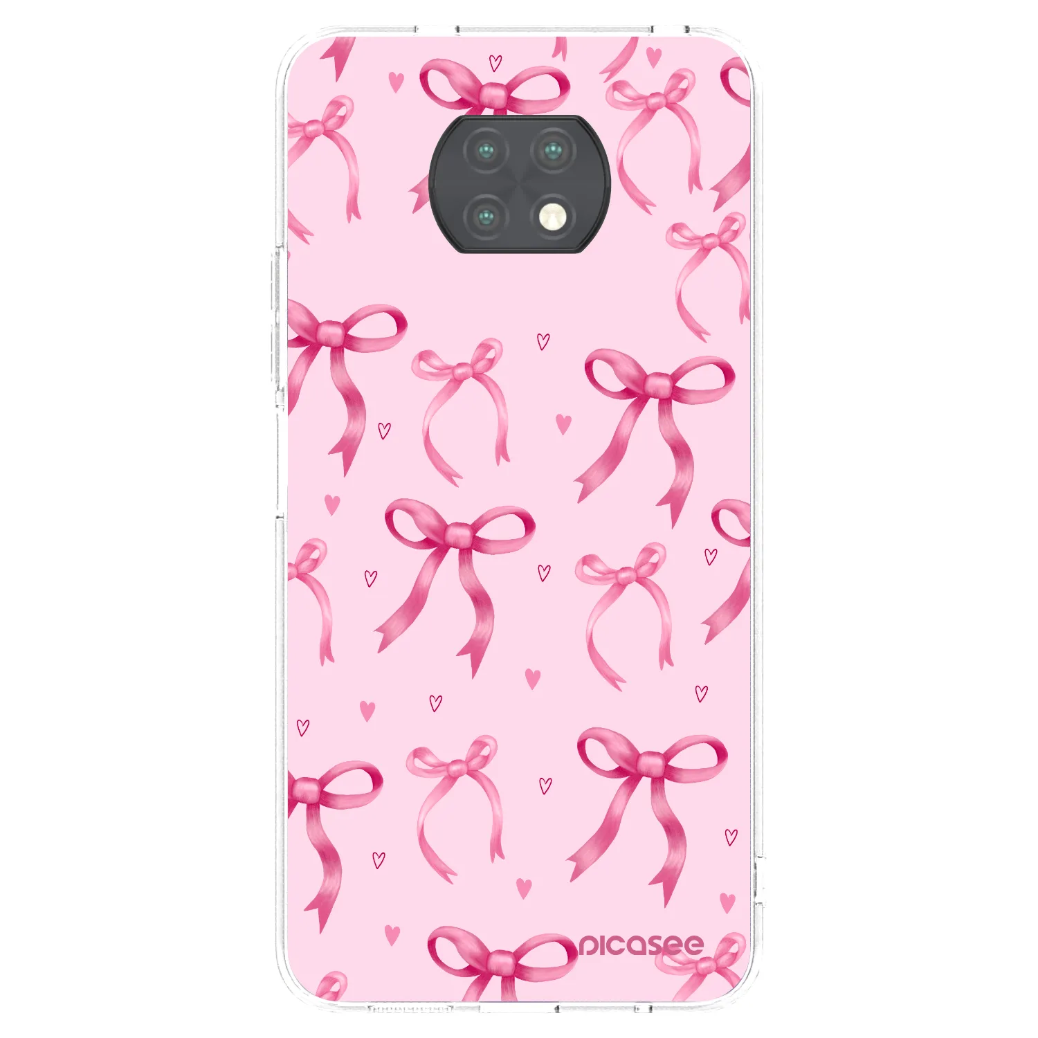 Picasee διαφανής θήκη σιλικόνης Xiaomi Redmi Note 9T - Bow Aesthetic