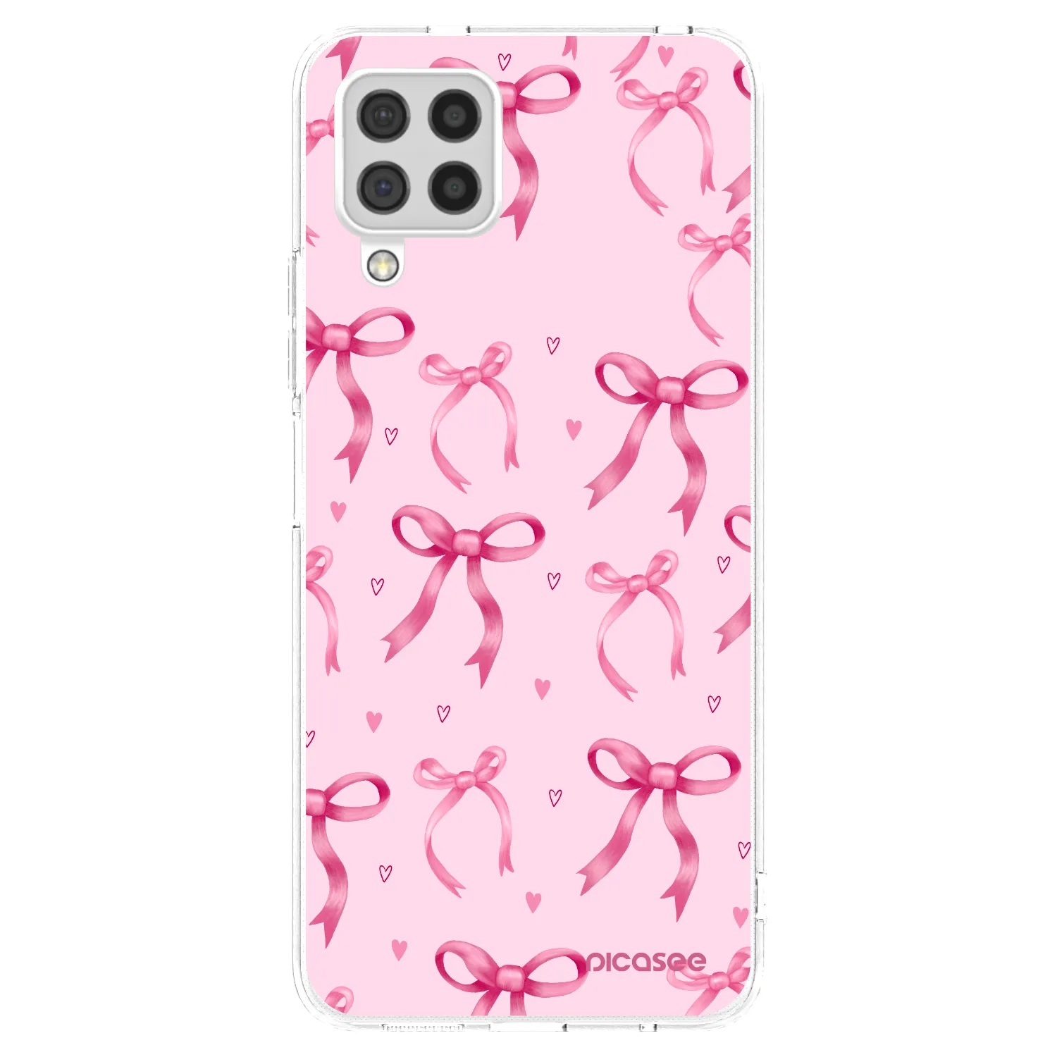 Picasee διαφανής θήκη σιλικόνης Samsung Galaxy A22 A225F 4G - Bow Aesthetic