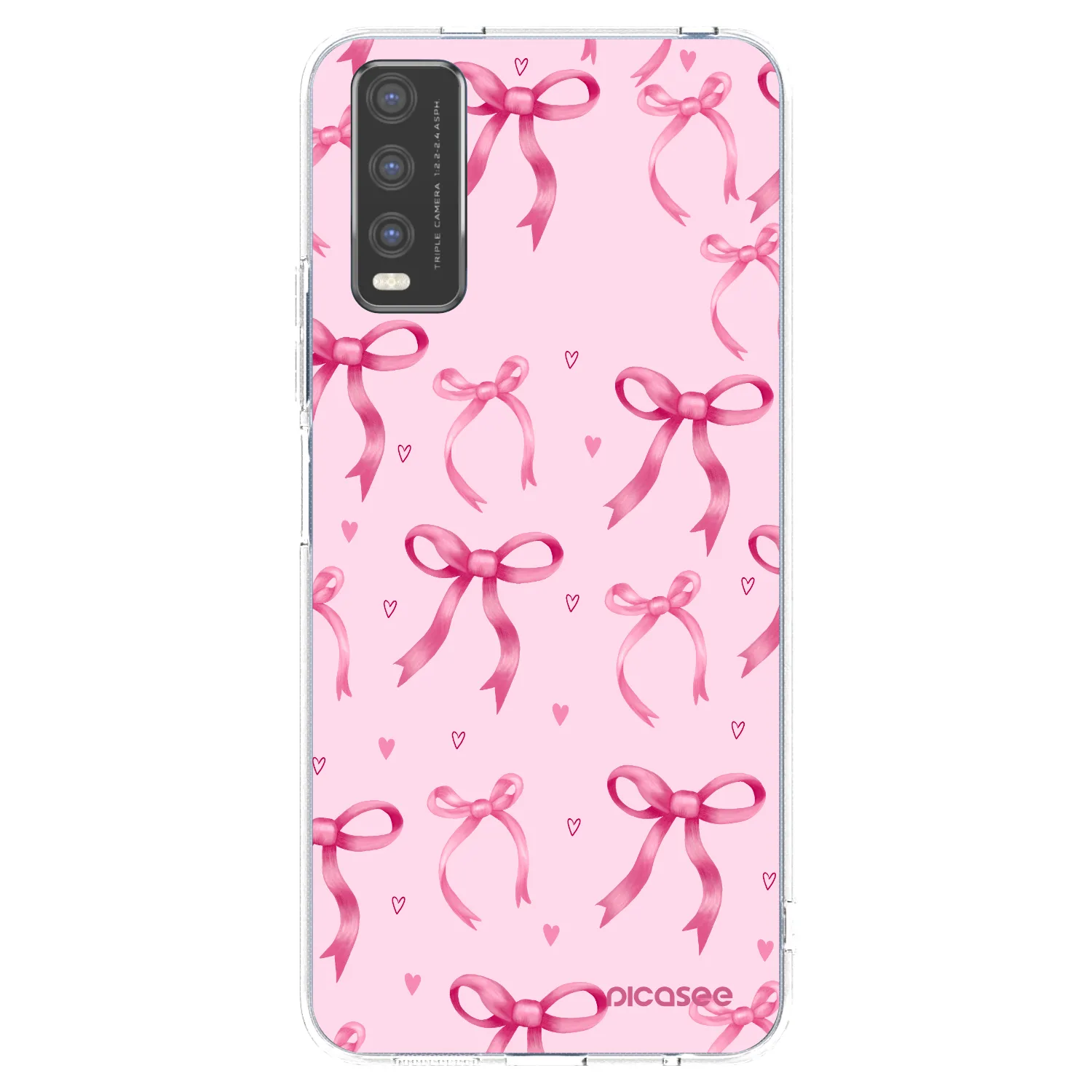 Picasee διαφανής θήκη σιλικόνης Vivo Y20s - Bow Aesthetic