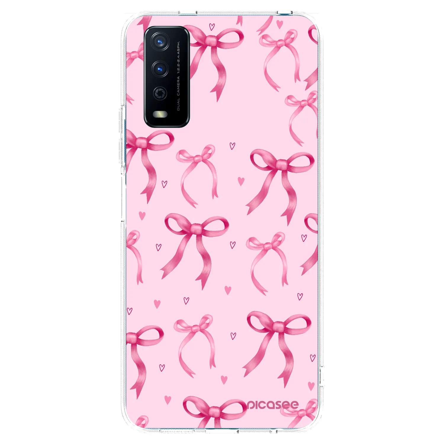 Picasee διαφανής θήκη σιλικόνης Vivo Y11s - Bow Aesthetic