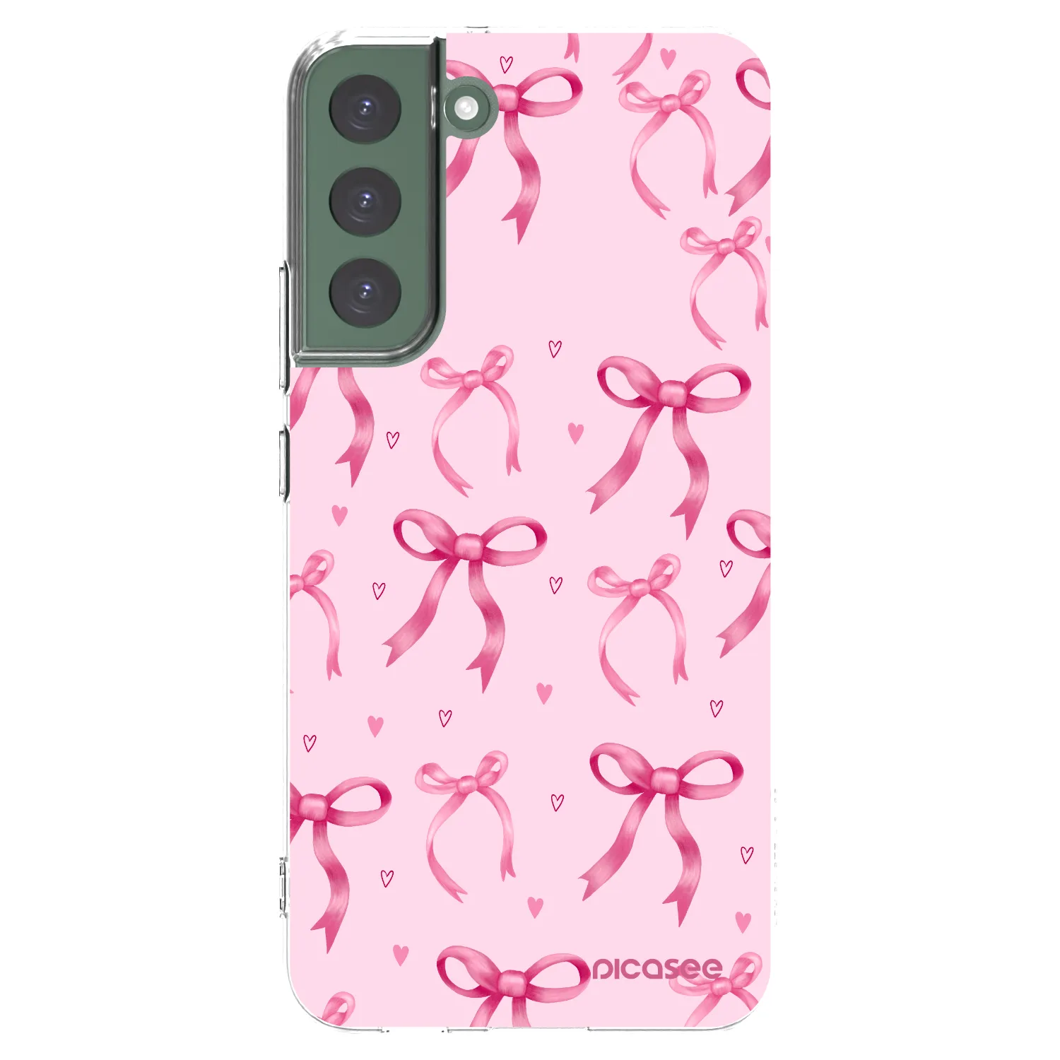 Picasee διαφανής θήκη σιλικόνης Samsung Galaxy S22+ 5G - Bow Aesthetic