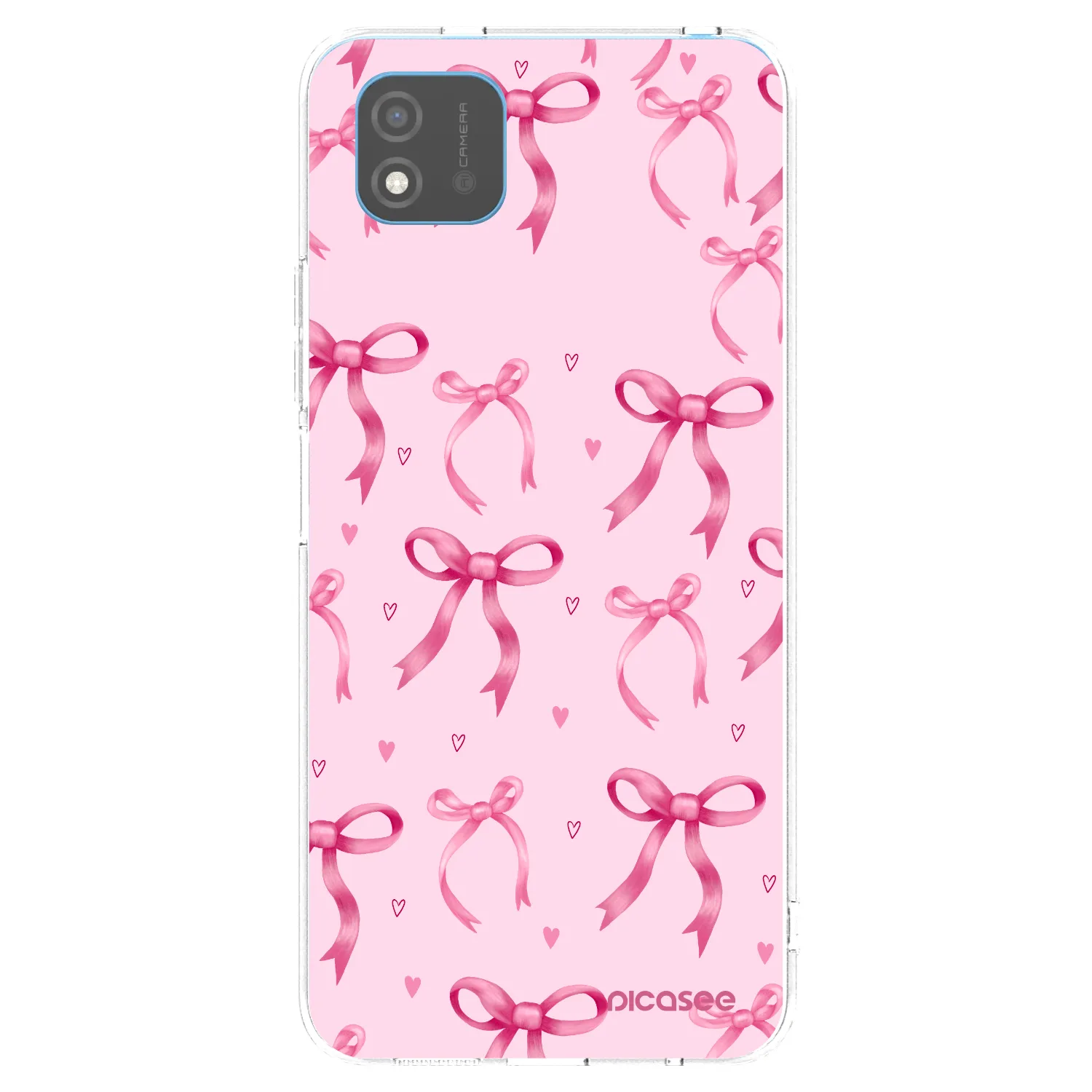 Picasee διαφανής θήκη σιλικόνης Realme C11 (2021) - Bow Aesthetic