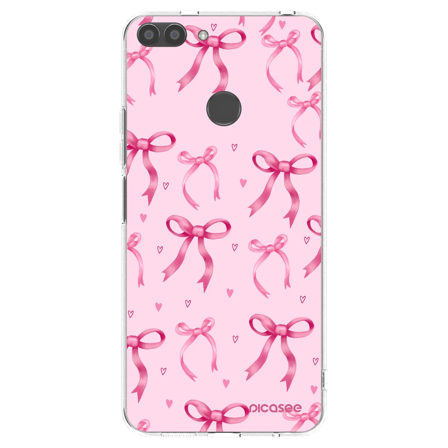 Picasee διαφανής θήκη σιλικόνης Huawei P Smart - Bow Aesthetic