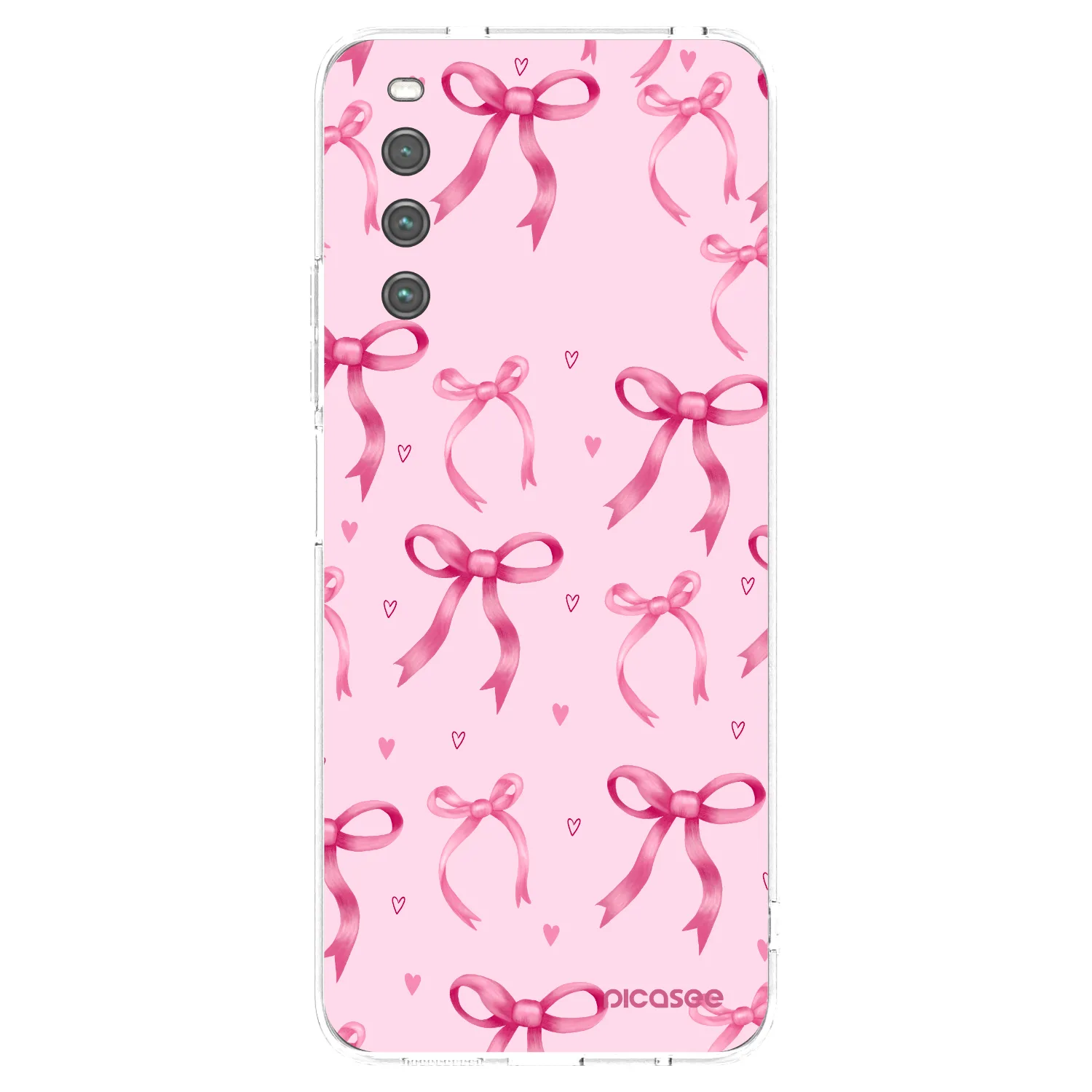 Picasee διαφανής θήκη σιλικόνης Sony Xperia 10 IV 5G - Bow Aesthetic