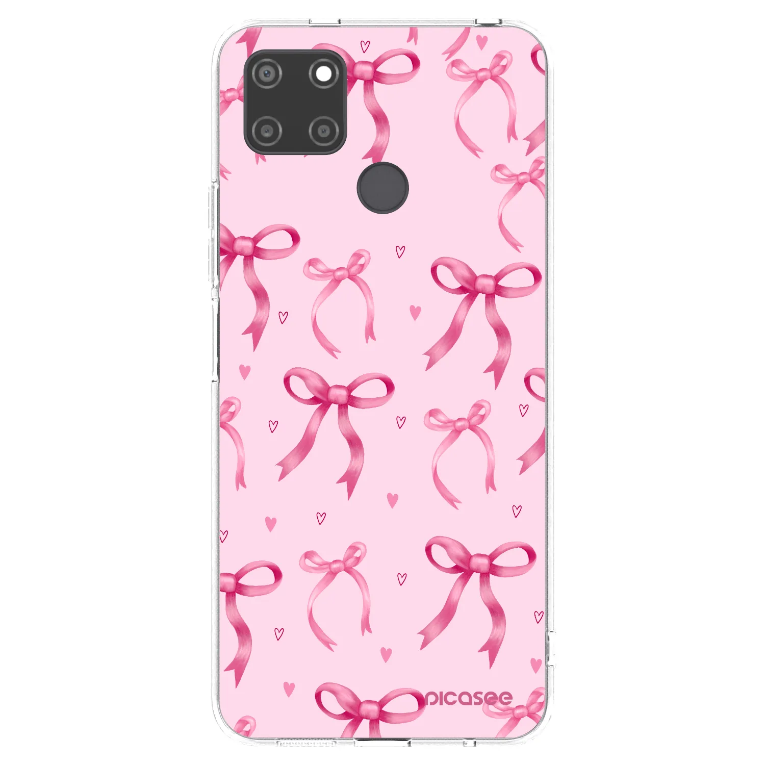 Picasee διαφανής θήκη σιλικόνης Realme C21Y - Bow Aesthetic