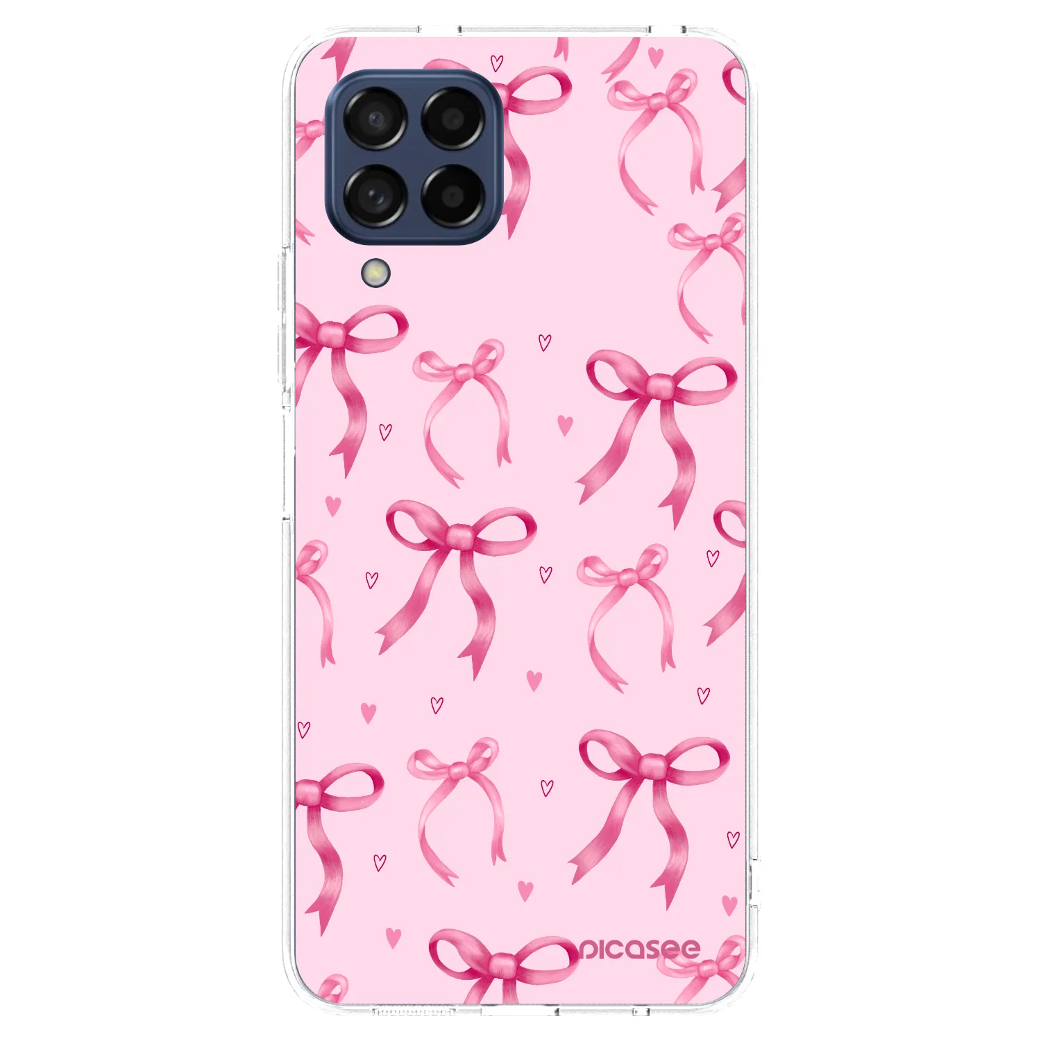 Picasee διαφανής θήκη σιλικόνης Samsung Galaxy M53 5G - Bow Aesthetic
