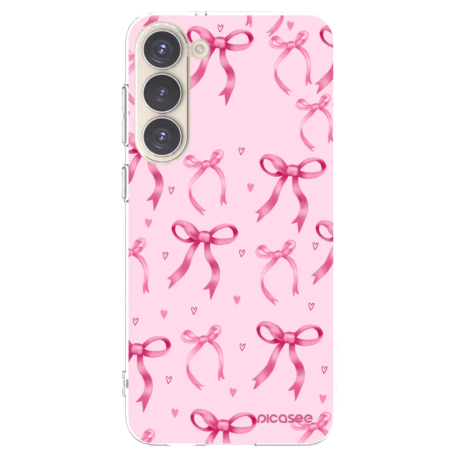 Picasee διαφανής θήκη σιλικόνης Samsung Galaxy S23+ 5G - Bow Aesthetic