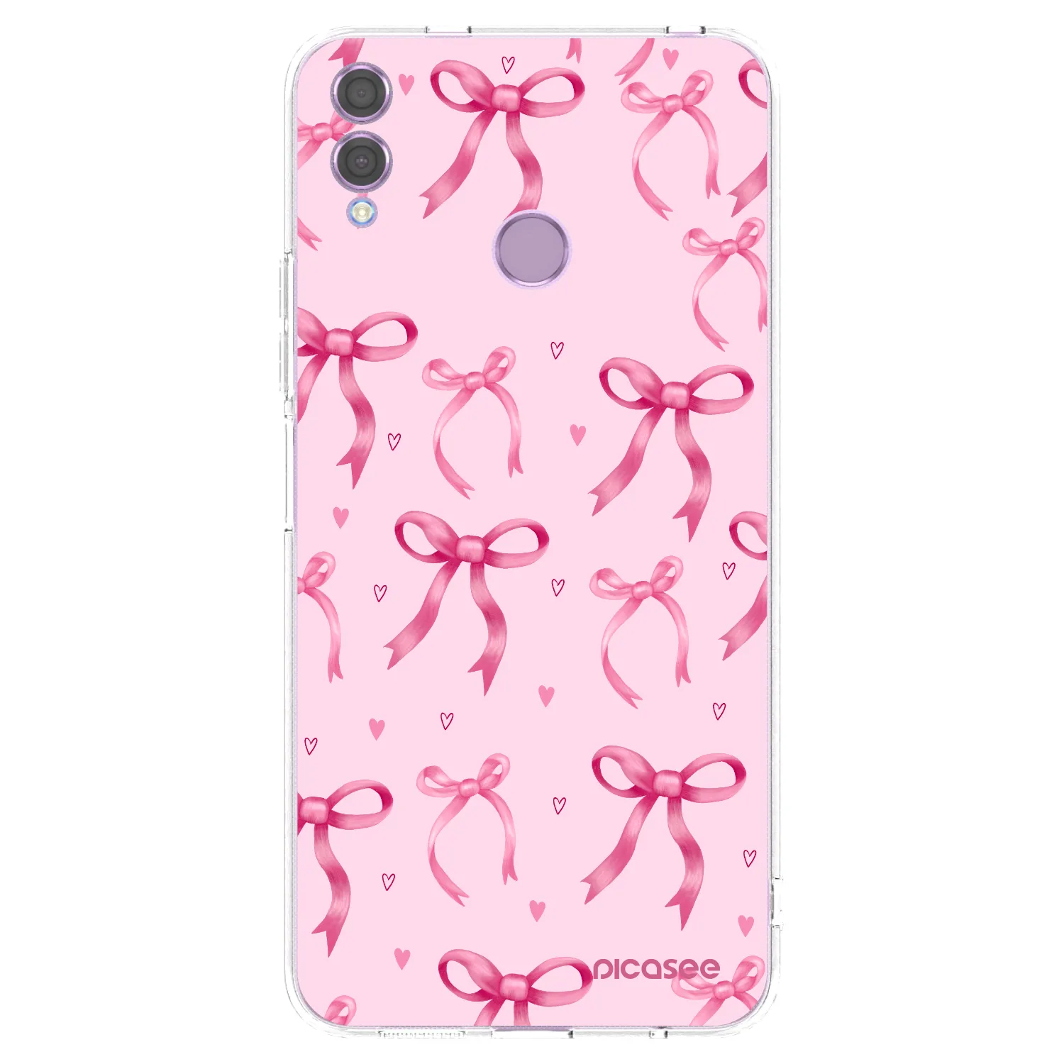 Picasee διαφανής θήκη σιλικόνης Honor 8X - Bow Aesthetic