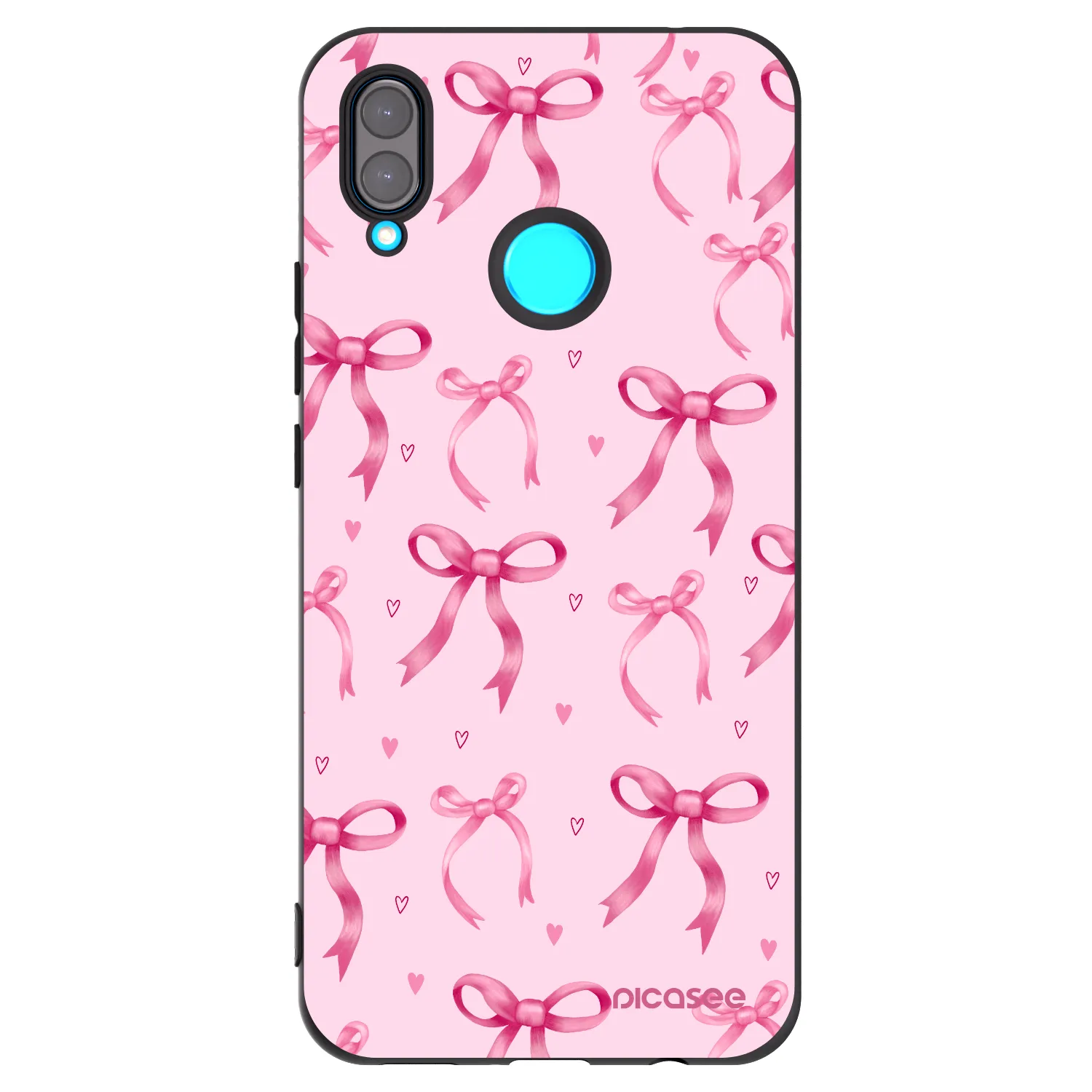 Picasee Μαύρη θήκη σιλικόνης για Huawei Nova 3i - Bow Aesthetic