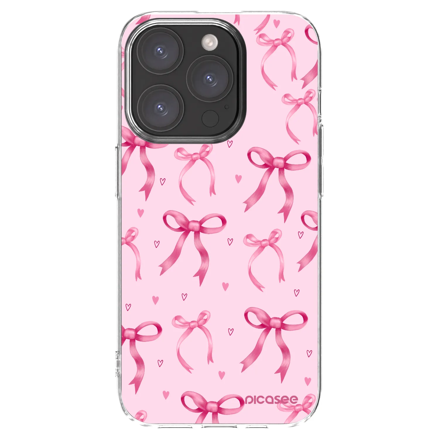 Picasee διαφανής θήκη σιλικόνης Apple iPhone 15 Pro - Bow Aesthetic