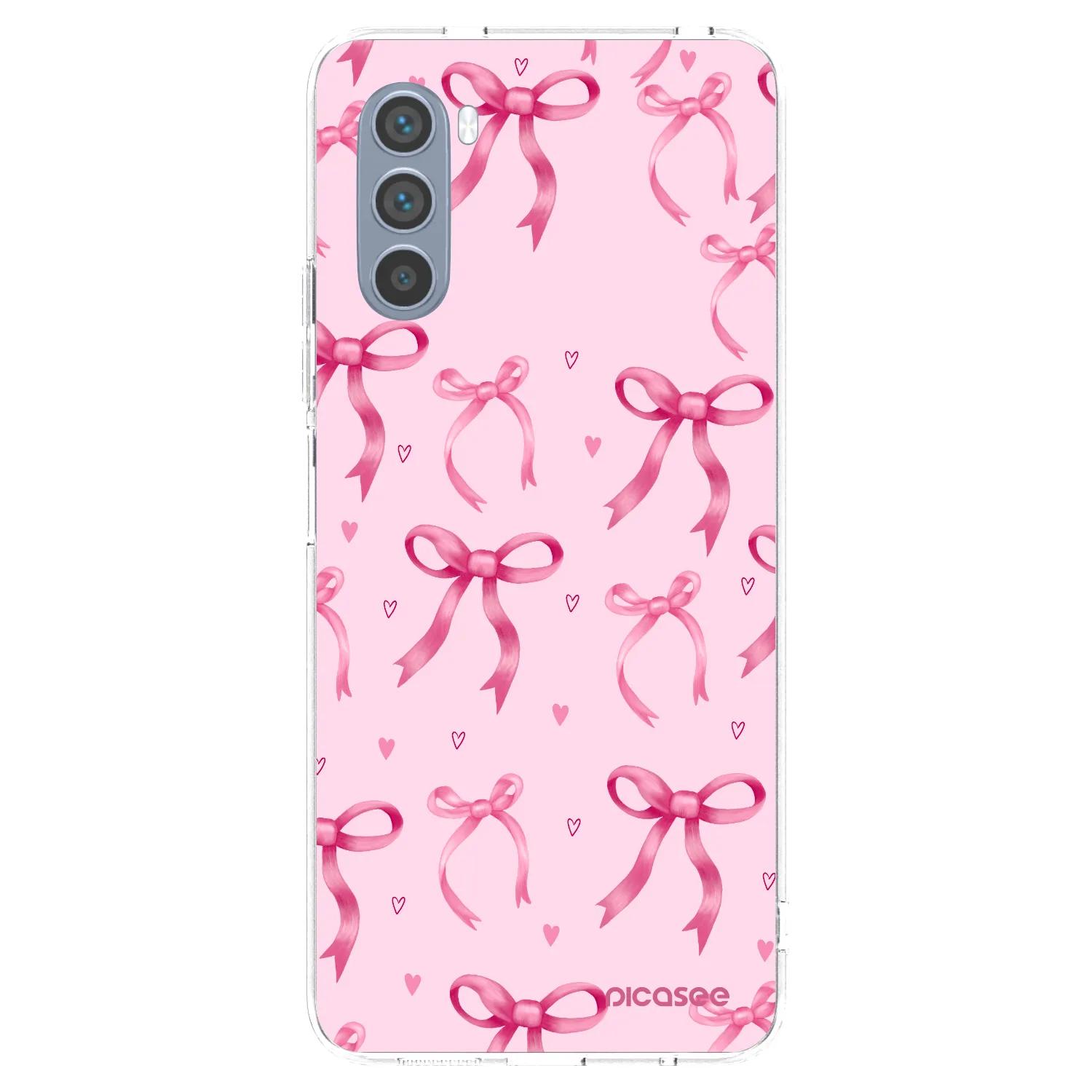 Picasee διαφανής θήκη σιλικόνης Motorola Moto G62 - Bow Aesthetic