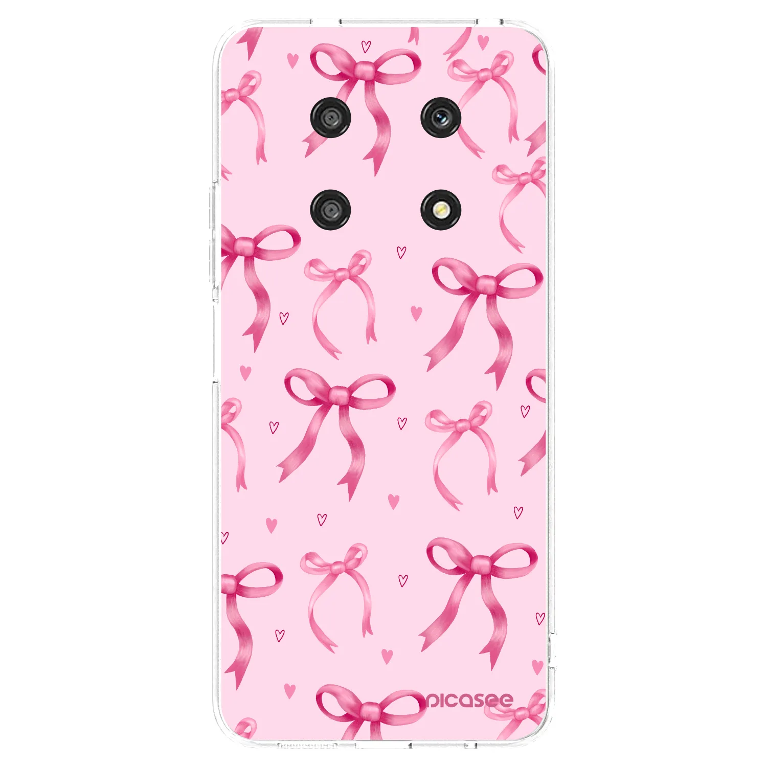 Picasee διαφανής θήκη σιλικόνης Honor Magic4 Lite 5G - Bow Aesthetic