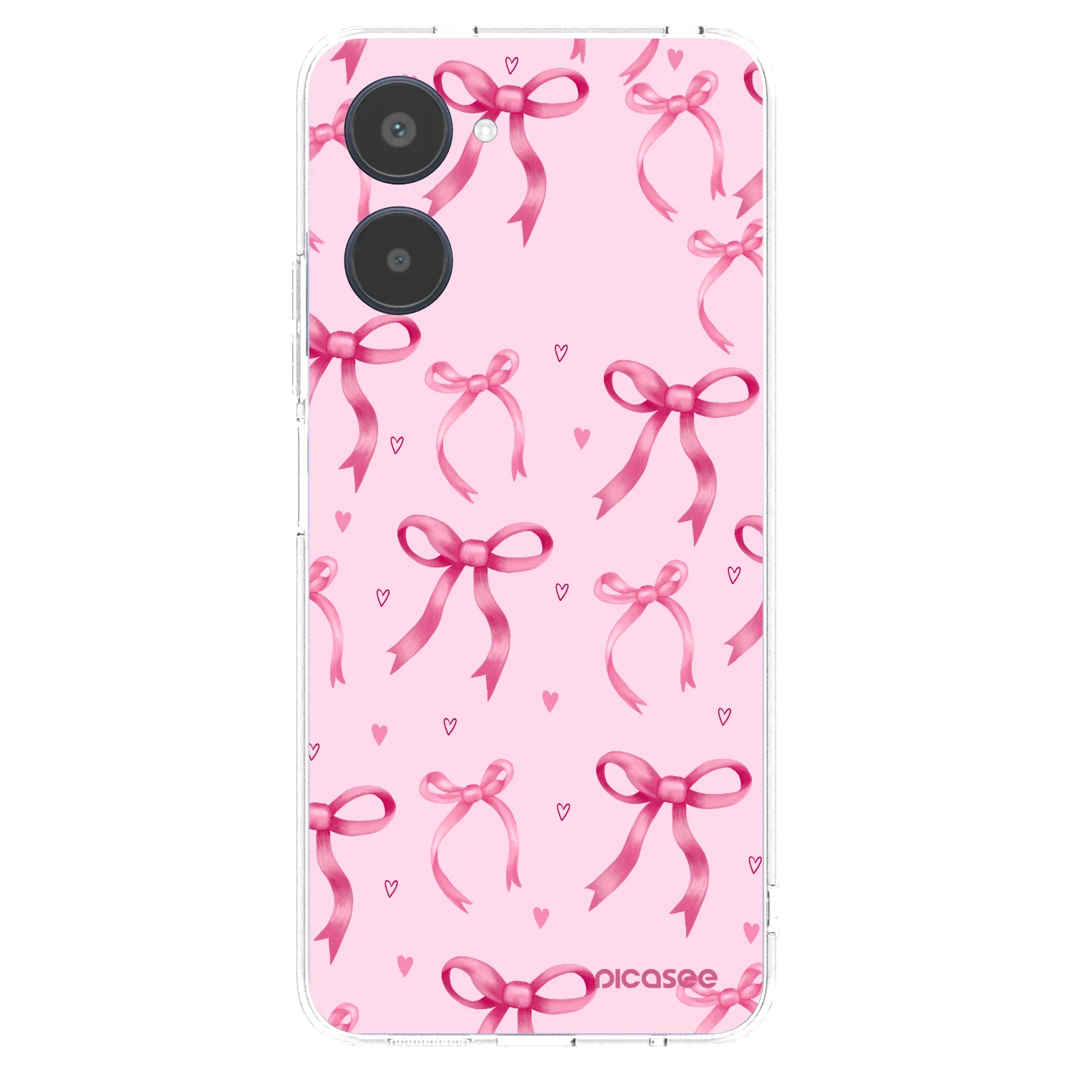 Picasee διαφανής θήκη σιλικόνης Realme 10 4G - Bow Aesthetic