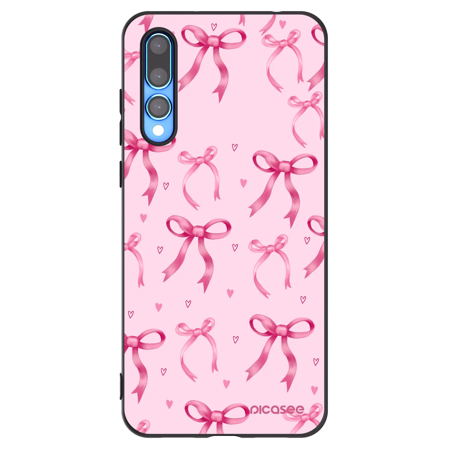 Picasee Μαύρη θήκη σιλικόνης για Huawei P20 Pro - Bow Aesthetic