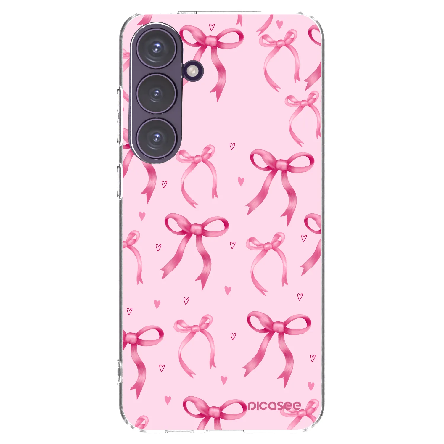 Picasee διαφανής θήκη σιλικόνης Samsung Galaxy S24+ S926B 5G - Bow Aesthetic