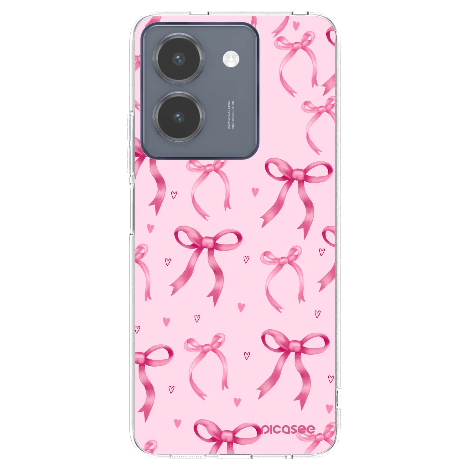 Picasee διαφανής θήκη σιλικόνης Vivo Y36 4G - Bow Aesthetic