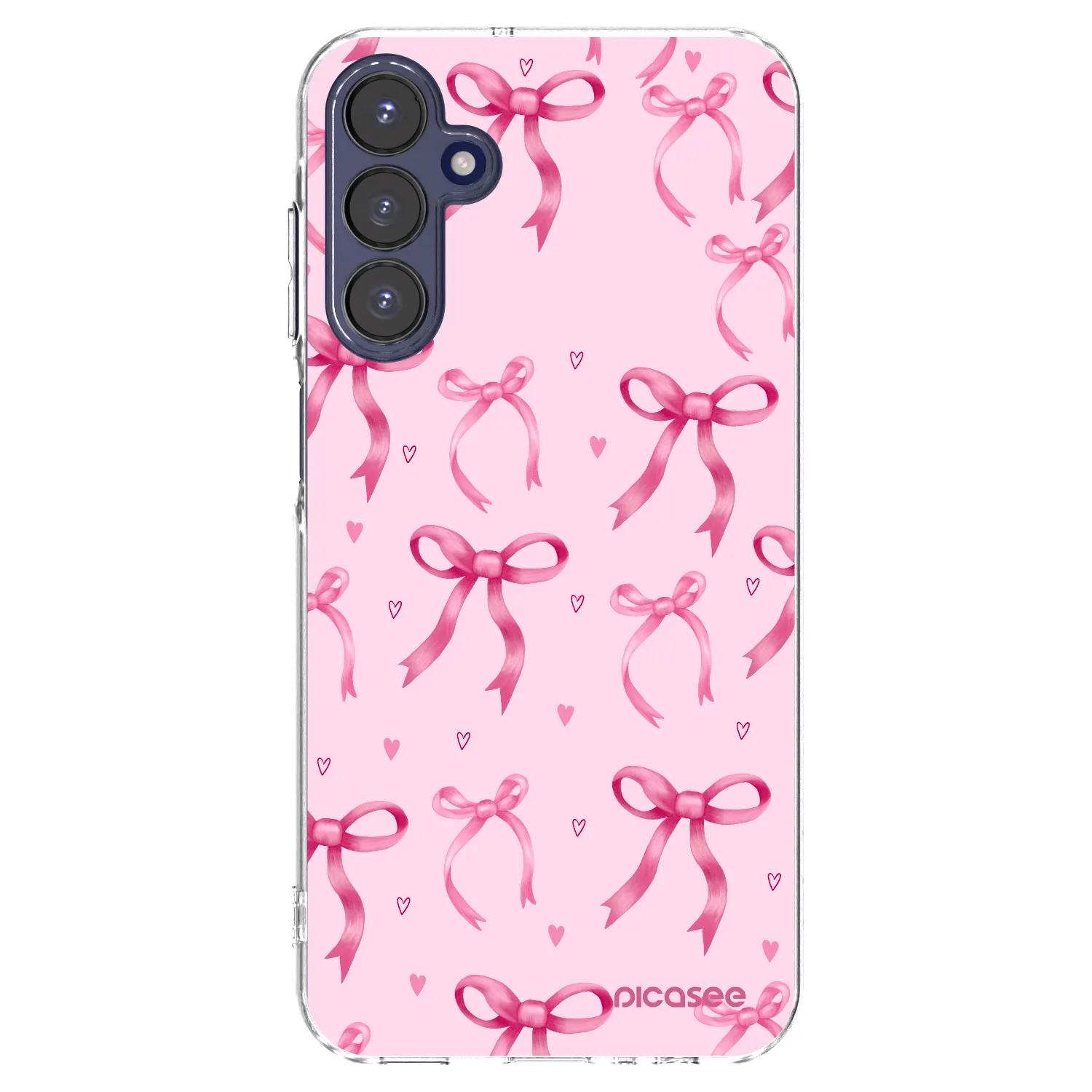 Picasee διαφανής θήκη σιλικόνης Samsung Galaxy A15 A155F 4G - Bow Aesthetic