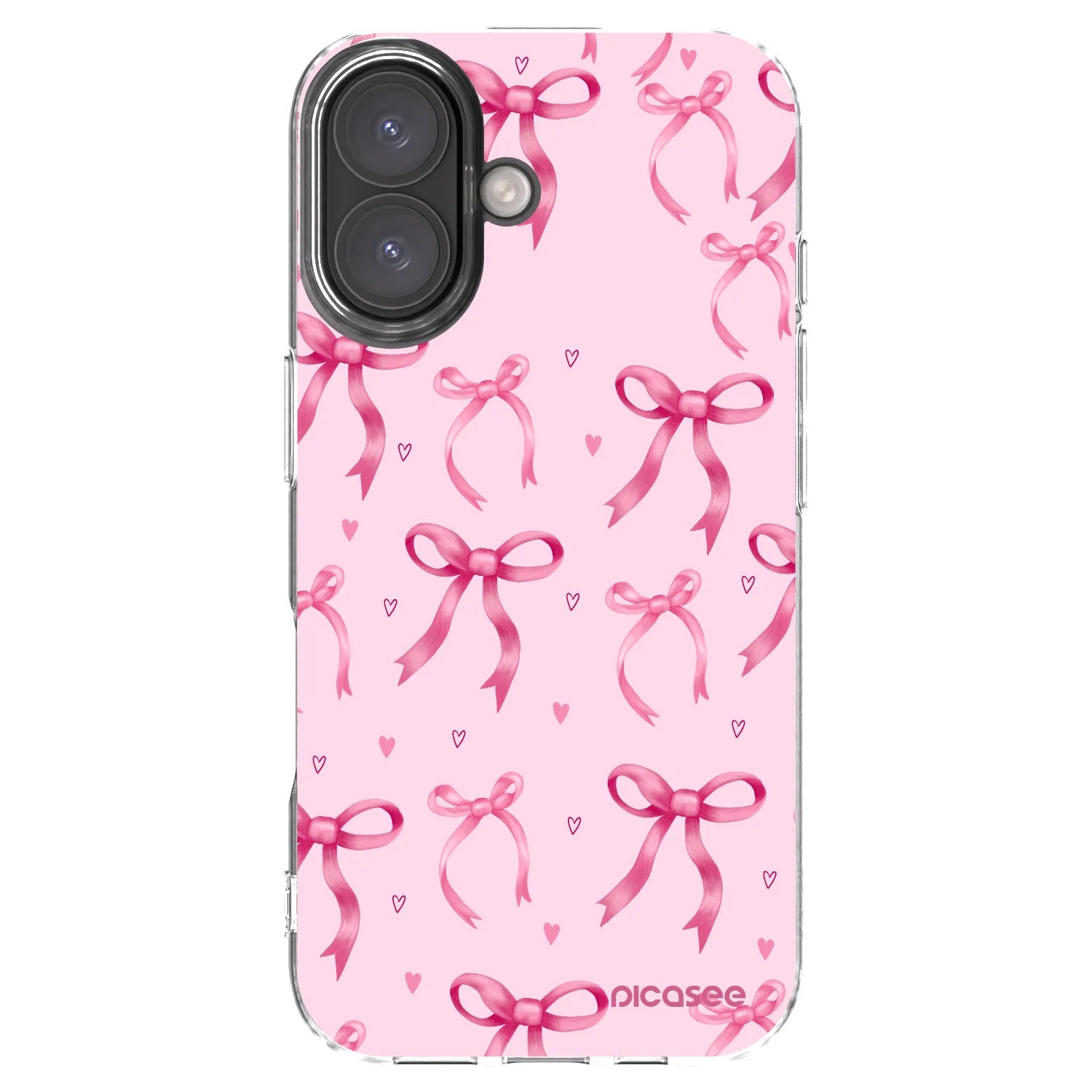 Picasee διαφανής θήκη σιλικόνης Apple iPhone 16 - Bow Aesthetic