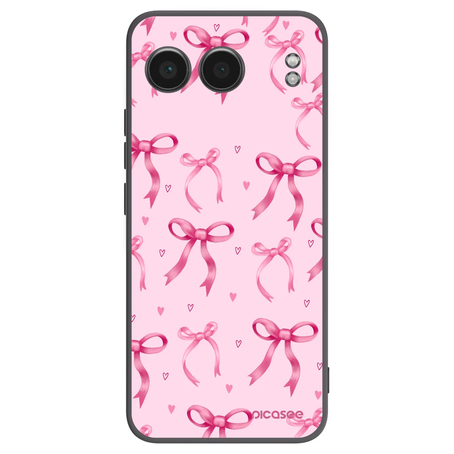 Picasee Μαύρη θήκη σιλικόνης για OnePlus Nord 4 - Bow Aesthetic