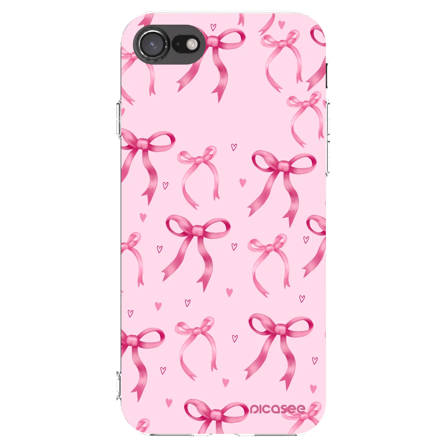 Picasee διαφανής θήκη σιλικόνης Apple iPhone 7 - Bow Aesthetic